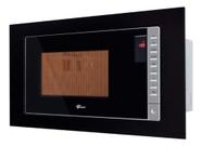 Micro-ondas De Embutir Fit Line Moldura Preta 25 Litros Fischer 110v