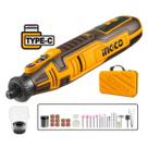 Micro Retífica Ingco Profissional Recarregável Portatil 8v Com 67 acessórios Micro Retífica Ingco Profissional Recarregável Portatil 8v Com 67 acessórios