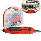 Micro Retífica Profissional Harden 130W 220v com 229 Peças em Maleta Plástica - 752912