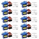 Micro Servo Motor Miuzei SG90 9g Metal Gear para Arduino, pacote com 10 Micro Servo Motor Miuzei SG90 9g Metal Gear para Arduino, pacote com 10