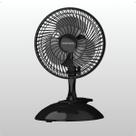 Micro ventilador 20cm mini 127v black ventisol