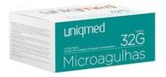 Microagulhas ultra finas, estéril, 32Gx4mm, kit c/90unid _ Uniqmed