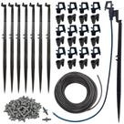 Microaspersor Bailarina C/ Estaca 60cm - Kit 100 Und Completo Pronto para Uso em Jardim, Horta, Estufa