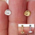 MICROBELL RETO PRATA 925 CONCHINHA - Piercing de Prata 925