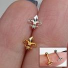MICROBELL RETO PRATA 925 LANÇA ROMANA - Piercing de Prata 925