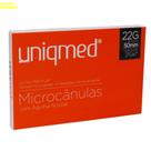 Microcânula 22G x 50mm Com Agulha Auxiliar 21G - 12 Und