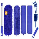 Microfibra Duster Buysenton 8 peças com poste telescópico de 2,54 m