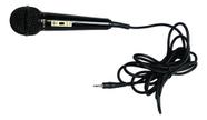 Microfone Aiwa Dm-h15 Imp 600 Com Cabo - Não Funcionando Preto