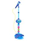 Microfone Azul Com Pedestal Infantil Rock Show 5897 - Dm Toys
