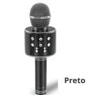 Microfone Bluetooth Karaoke Reporter WS-858 Microfone Bluetooth Karaoke Reporter WS-858