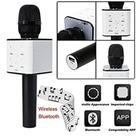 Microfone Bluetooth Karaoke The Voice Portatil Sem Fio Caixa Som Auto Falante Musical Criancas Youtuber Cor:Preto