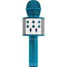 Microfone Bluetooth - Star Voice - Azul LUMINUS IMPORTACAO E