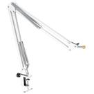 Microfone Boom Arm Stand FIFINE CS1 branco para estúdio doméstico Microfone Boom Arm Stand FIFINE CS1 branco para estúdio doméstico