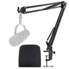 Microfone Boom Arm YOUSHARES MV7 MV7X MV7+ com pára-brisas Microfone Boom Arm YOUSHARES MV7 MV7X MV7+ com pára-brisas