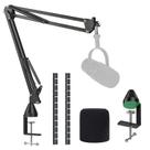 Microfone Boom Arm YOUSHARES MV7 MV7X MV7+ com pára-brisas