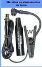 Microfone Captador Para Instrumento Sopro Php 600 Black Bug - Preto