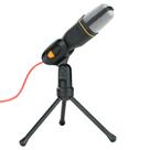 Microfone Com Fio Condensador Com Tripé Suporte Cachimbo Para Live Gravação Streaming