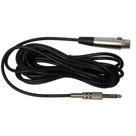 Microfone com Fio Dinâmico Performance Sound Preto