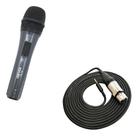 Microfone Com Fio Dinâmico Profissional Devox Dx38 Nfe Microfone Com Fio Dinâmico Profissional Devox Dx38 Nfe