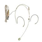 Microfone Com Fio Headset Condensador Bege Com Mini Xlr 3 Pinos SK-MH50 Skypix