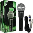 Microfone Com Fio Marca Leson Ls50 PRETO FOSCO