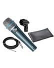 Microfone com fio mxt btm57a dinamico