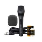 Microfone com Fio Soundvoice Omega Sm-700 + Polidor Rove + Espuma
