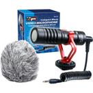 Microfone Compacto para Vídeo VidPro XM-CM com Suporte Antichoque