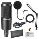 Microfone Condensador Cardioide Audio-Technica AT2035 com Acessórios
