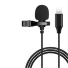 Microfone Condensador de Lapela Lightning Omnidirecional Fio 2 Metros