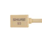 Microfone condensador Lavalier Shure WL93T para bronzeado de teatro