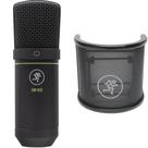 Microfone condensador Mackie EM-91C com tela pop PF-100