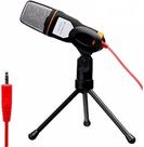 Microfone Condensador P2 P/ Celular PC + Suporte Knup KP-917