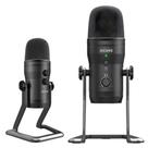 Microfone Condensador Pcyes Vocalizer Gamer Com Cabo Type-C Para USB 50Hz-18KHz Controladora De Mute E Volume 4 Padrões De Captação de Áudio Microfone Condensador Pcyes Vocalizer Gamer Com Cabo Type-C Para USB 50Hz-18KHz Controladora De Mute E Volume 4 Padrões De Captação de Áudio