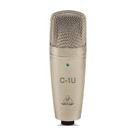Microfone condensador usb behringer c1u cardioide para podcast streaming e home studio