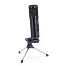 Microfone Condensador USB Gamer, Podcast c/ Tripé,Cabo,Monitor p/ Fone,Mute,Controle de Volume, Eco
