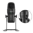 Microfone Condensador Vocalizer Pro Pcyes Com 4 Padrões De Captação Sensibilidade -45dB 3dB Cabo Type-C Para USB Controladora De Mute E Volume Microfone Condensador Vocalizer Pro Pcyes Com 4 Padrões De Captação Sensibilidade -45dB 3dB Cabo Type-C Para USB Controladora De Mute E Volume