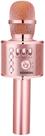 Microfone de karaokê BONAOK sem fio Bluetooth Q37 Champagne