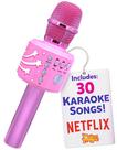 Microfone de karaokê Move2Play com Bluetooth e músicas pré-carregadas