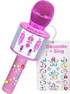 Microfone de karaokê Move2Play Kids com Bluetooth e adesivos