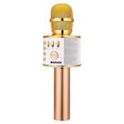 Microfone de Karaokê Sem Fio BONAOK Q37 Gold - Bluetooth