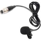 Microfone de lapela de reposição com cabo mini XLR de 3 pinos