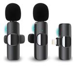 Microfone De Lapela Duplo iPhone Profissional Lightning Ios