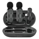 Microfone de Lapela Duplo Sem Fio Profissional MCF-11 Tipo C Celular, Live, Podcast, Aulas