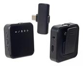 Microfone De Lapela Duplo Usb-c MK-16