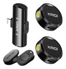 Microfone de lapela KAIDI KMF4-A sem fio para iOS