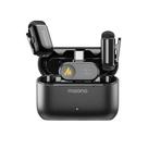 Microfone De Lapela Maono Wave T1 Mini Sem Fio Usb Tipo C Preto Wm622 Pc2