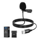 Microfone de lapela NEEWER LM1 USB A Plug & Play para PC e Mac
