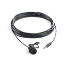 Microfone de lapela omnidirecional sem pilhas para DSLRs