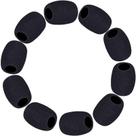 Microfone de lapela, pára-brisas, pacote com 10 Phinus para microfone de fone de ouvido Microfone de lapela, pára-brisas, pacote com 10 Phinus para microfone de fone de ouvido